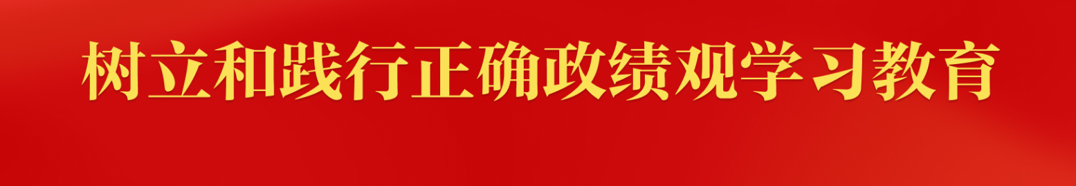 树立和践行正确政绩观学习教育